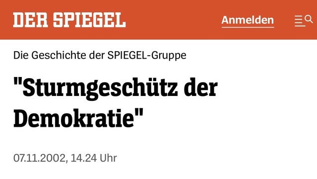 DER SPIEGEL:
Die Geschichte der SPIEGEL-Gruppe
"Sturmgeschütz der Demokratie"